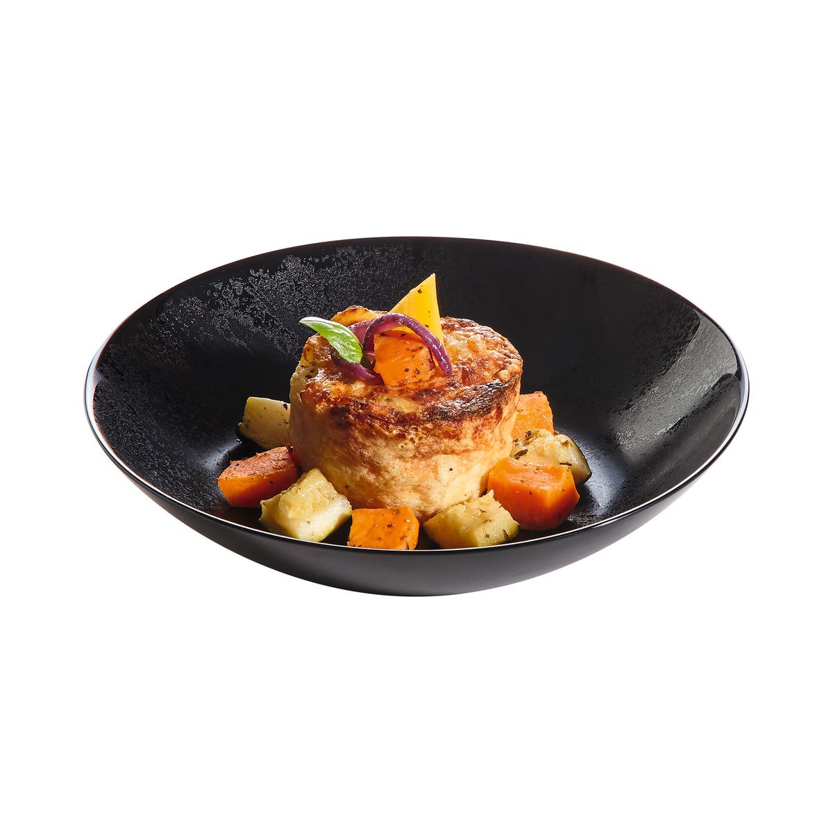 Assiette creuse noire 20 cm Diana Luminarc - Mathon - 4