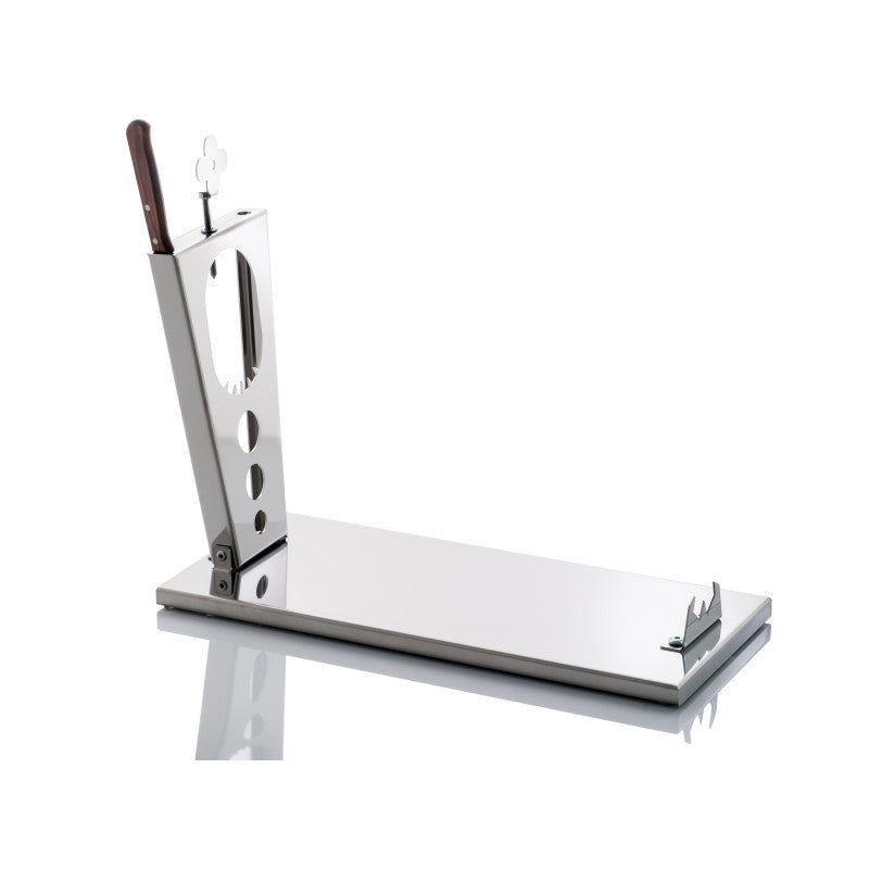 Support à jambon pliable zen – acier inoxydable, couteau inclus Don Hierro - Mathon - 2