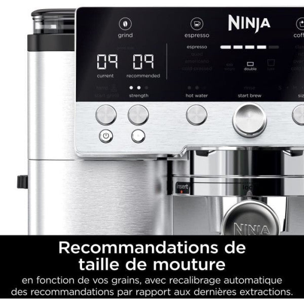 Machine à Café 3 En 1 Ninja Luxe Café Es601eu 1650 W Noir Et Inox Ninja - Mathon - 6