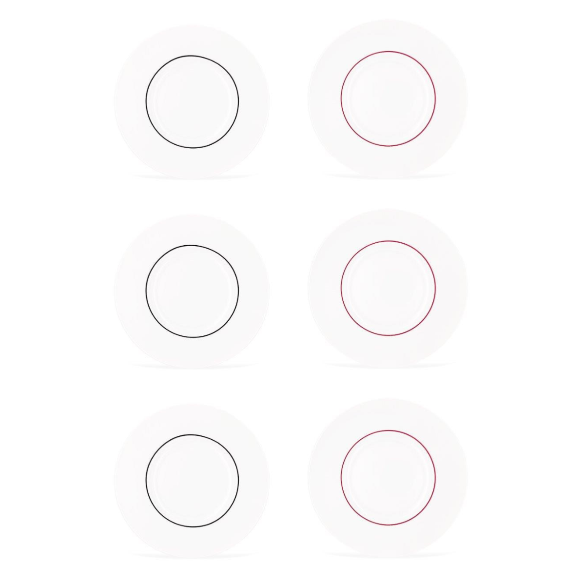 6 assiettes plates 29cm LIGNE Fauchon Art de la Table - Mathon - 2