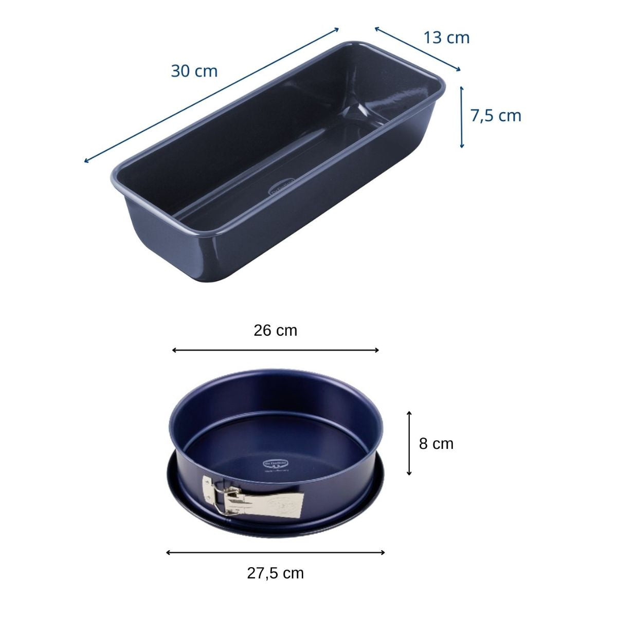 Moule à cakes 30 cm et moule à manqué 26 cm en email Dr. Oetker Back Liebe Dr. Oetker - Mathon - 3