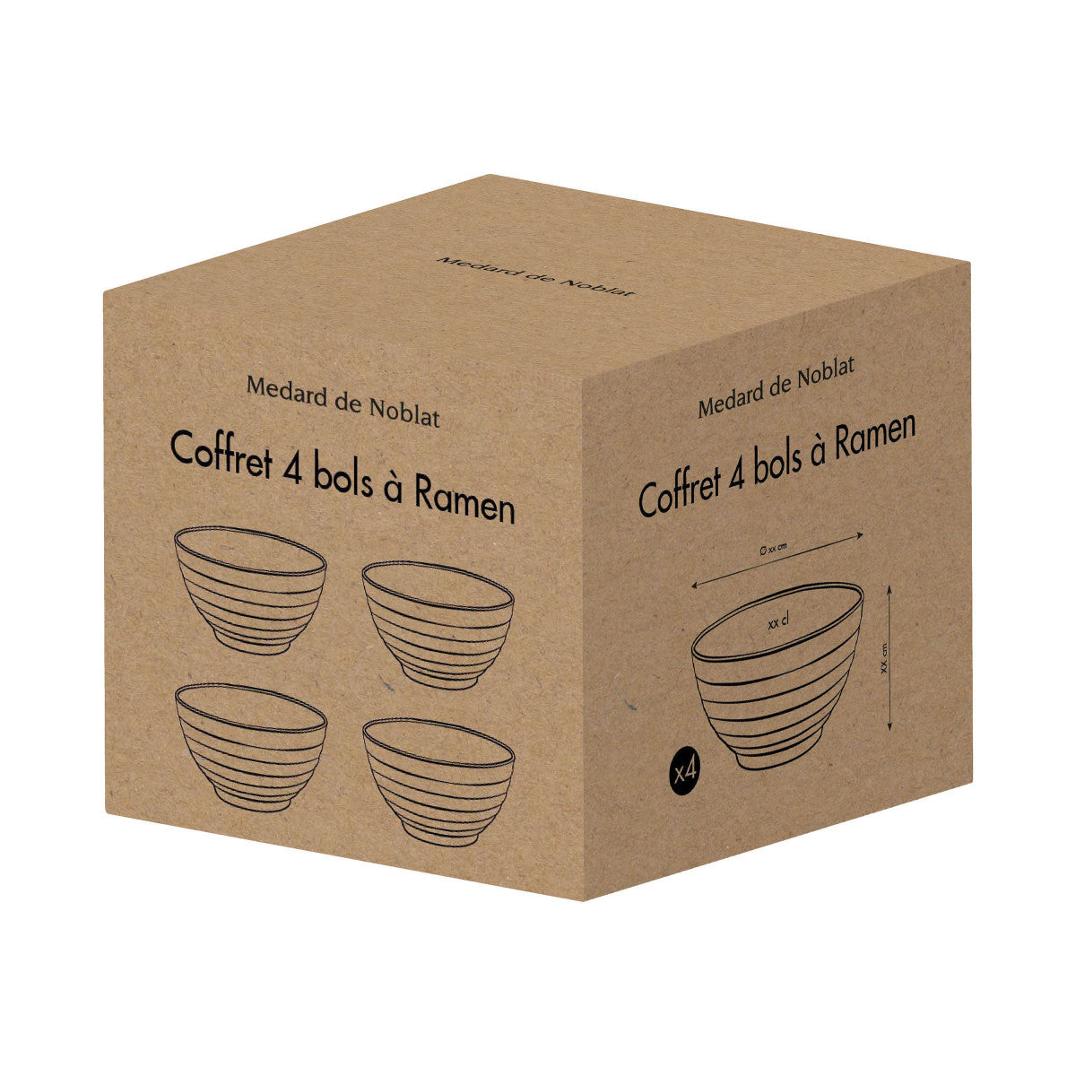 Fuji Terra Cotta - 4 bols à ramen Médard de Noblat - Mathon - 3