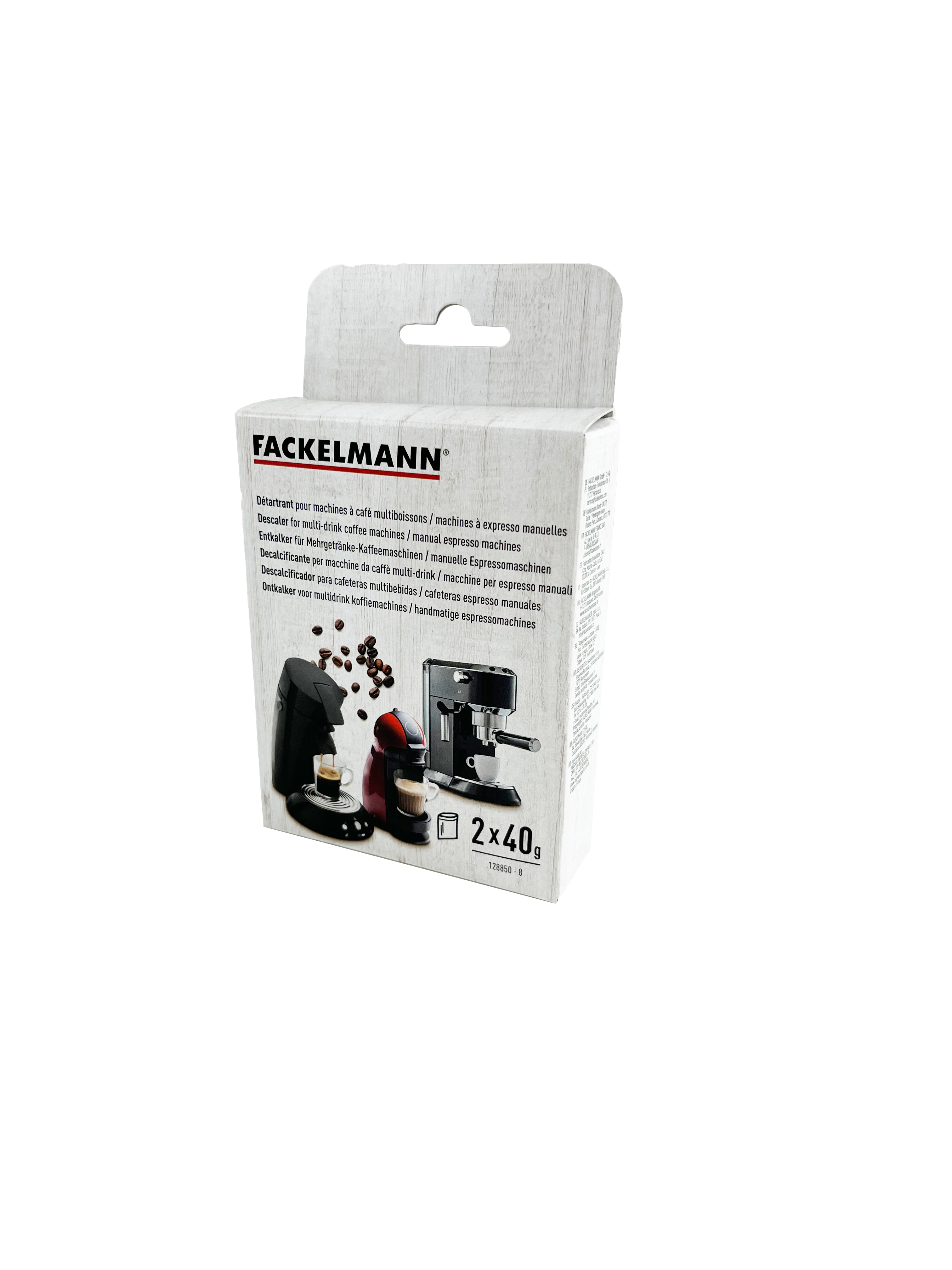 Sachets détartrants pour machines à café  Petit Déjeuner Fackelmann - Mathon - 2