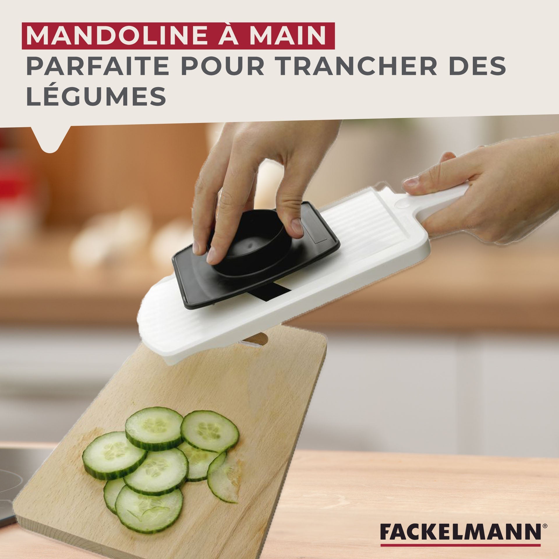 Mandoline professionnelle réglable jusqu
