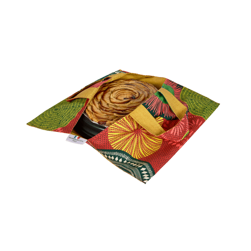 Sac à Plat Spirales Rouge Sacasalades by Arminé - Mathon