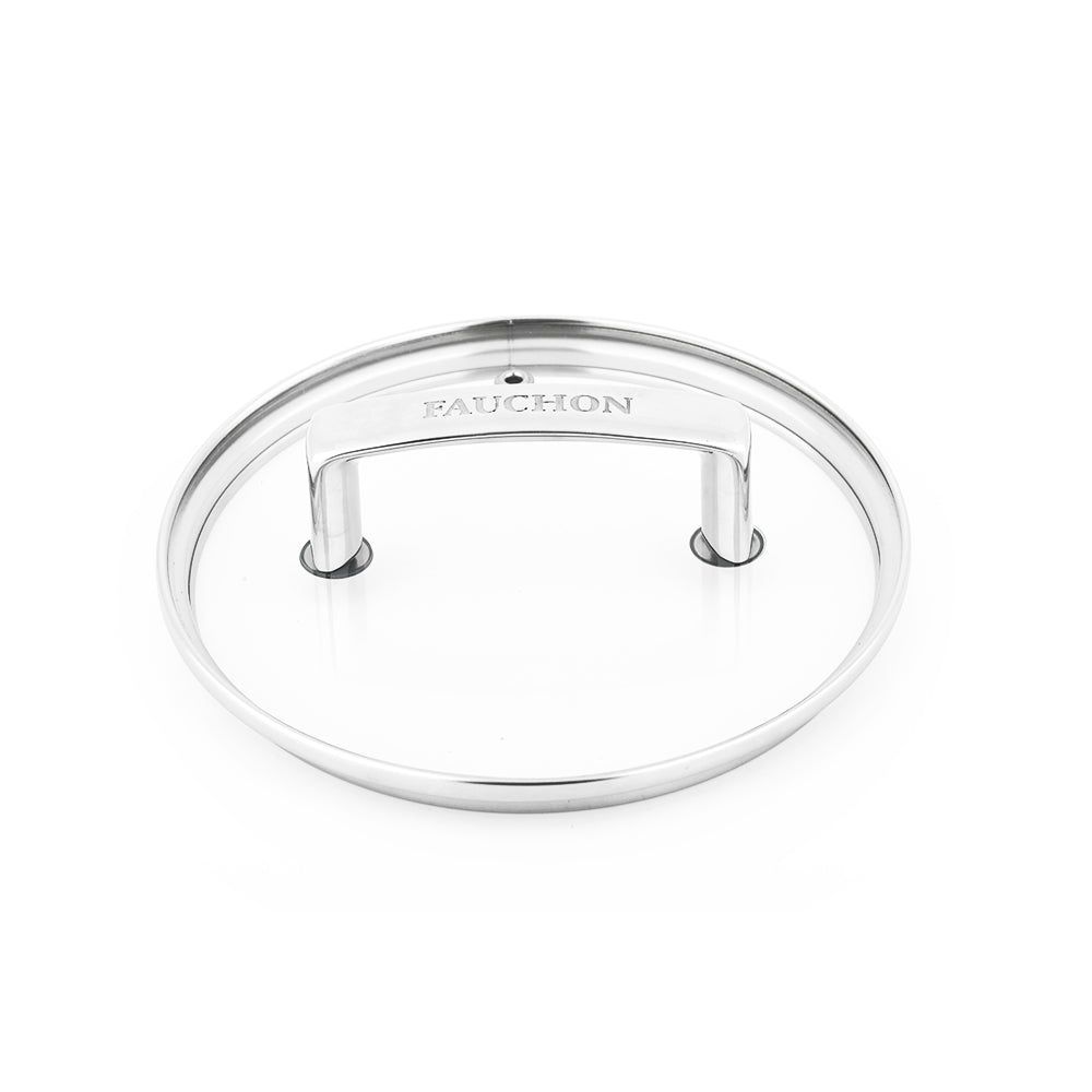 Couvercle 16cm en verre et en aluminium SIGNATURE Fauchon Art de la Table - Mathon - 1