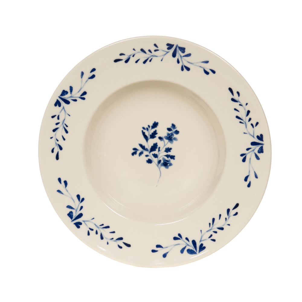 Assiette à pâtes Appoline bleue 27 cm (lot de 6) Table passion - Mathon - 2
