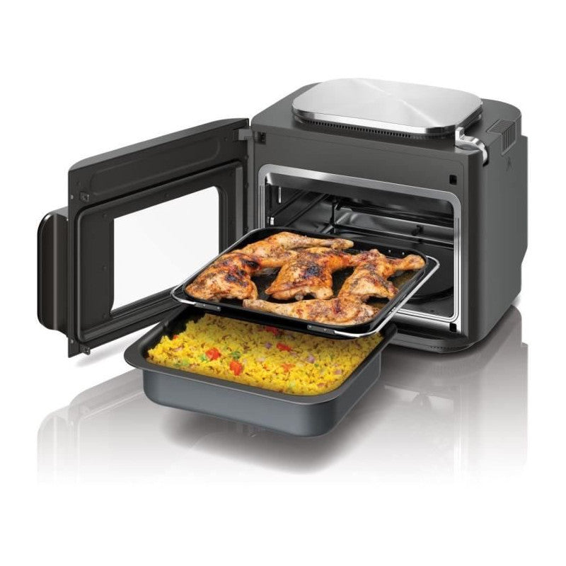 Combi Multicuiseur, Four Et Friteuse Sans Huile - Ninja - Sfp700eu - 12-en-1 - 1780 W - Gris Ninja - Mathon - 2