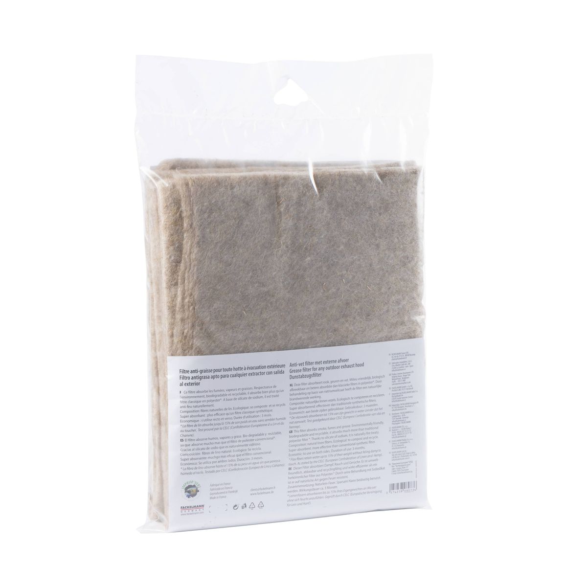 Filtre pour hotte en fibres naturelles végétales  114 x 47 cm  Accessoires hotte et friture Fackelmann - Mathon - 3