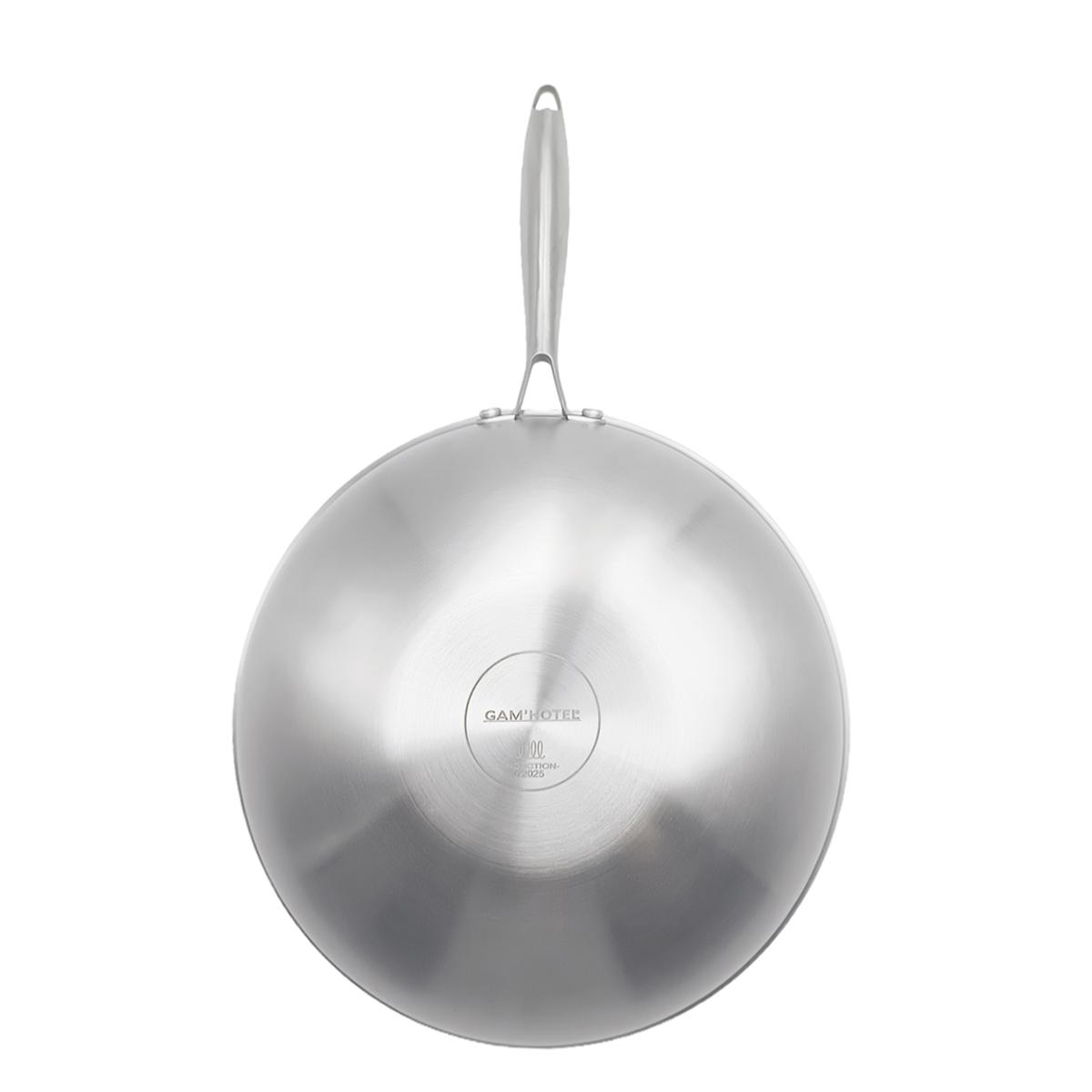 Wok 32cm triplex - "BlackSteel" Gam Hotel - Mathon - 3