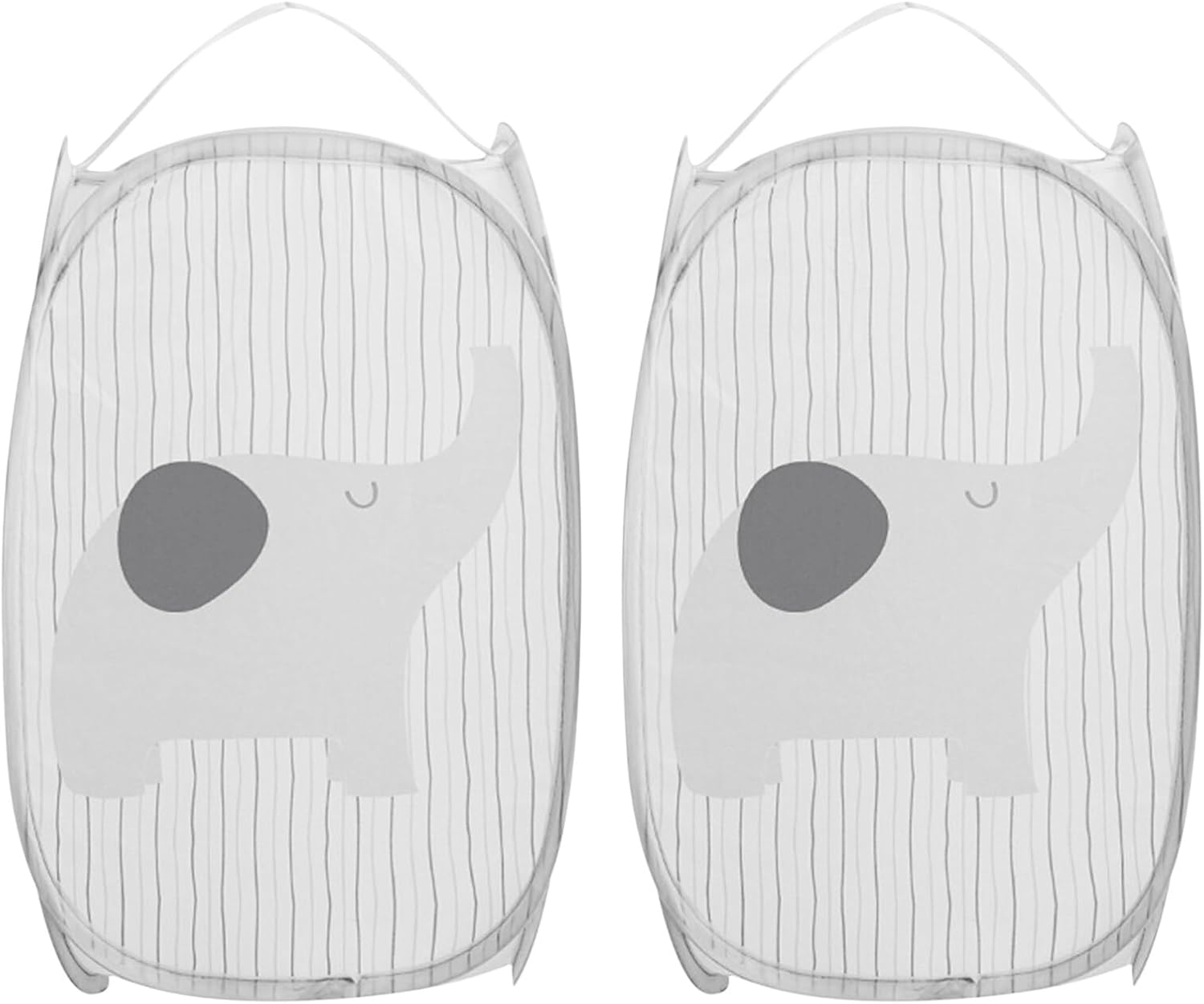 Panier à linge pliable Gris 30L Vendos85 - Mathon