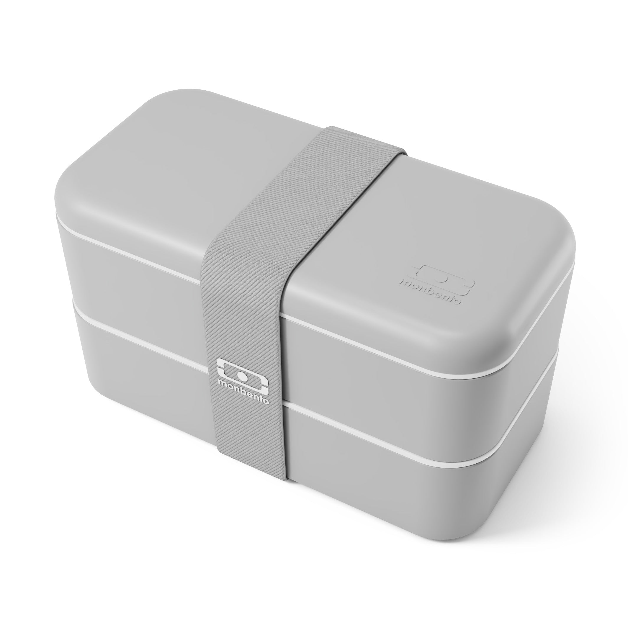 Lunch box 2 compartiments Original 1L Made in France Gris Coton Monbento - Mathon - 1