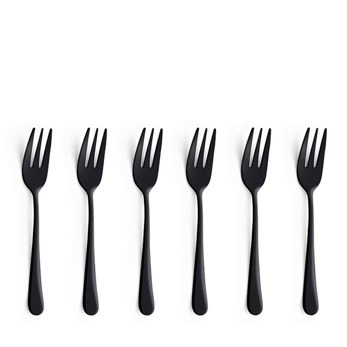 Austin - Service à gâteaux 6 pièces Noir mat Amefa - Mathon - 1