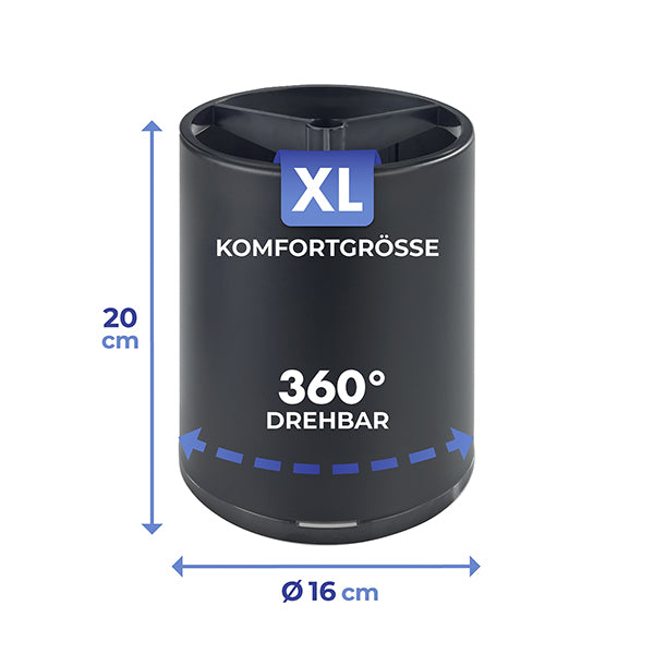 Porte ustensiles pivotant XL noir Wenko by Maximex - Mathon - 3