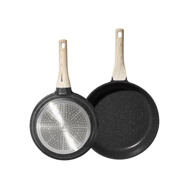 Poêle 24 cm et casserole 20 cm noir - Tous feux dont induction Just perfecto JL-42 Just Perfecto - Mathon - 1