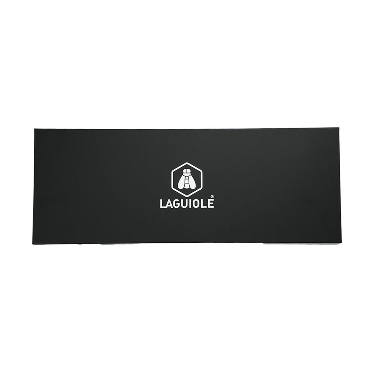 Couteau à trancher noir 34cm avec étui - "Sen" Laguiole Cuisson - Mathon - 3