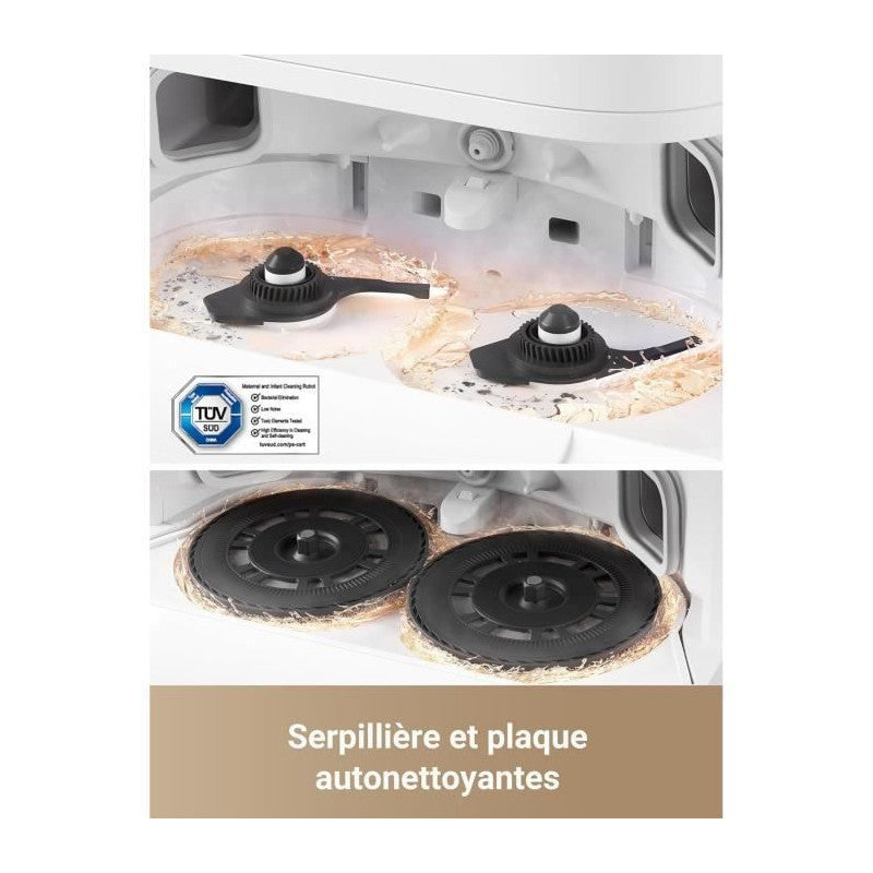 L40 Ultra Robot Aspirateur Laveur Avec Serpilliere Amovible Et Relevable - Brosse Latérale Extensible Et Relevable -11 0 Dreame - Mathon - 4