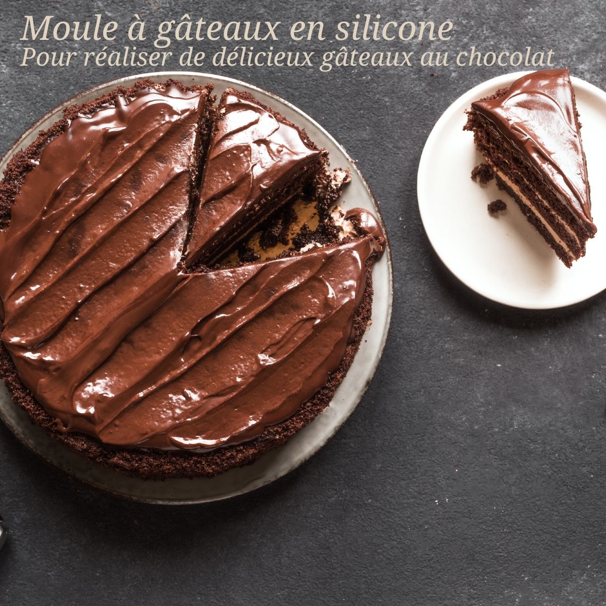 Moule à manqué en silicone de 26 cm Dr. Oetker Flexxibel Love Dr. Oetker - Mathon - 4