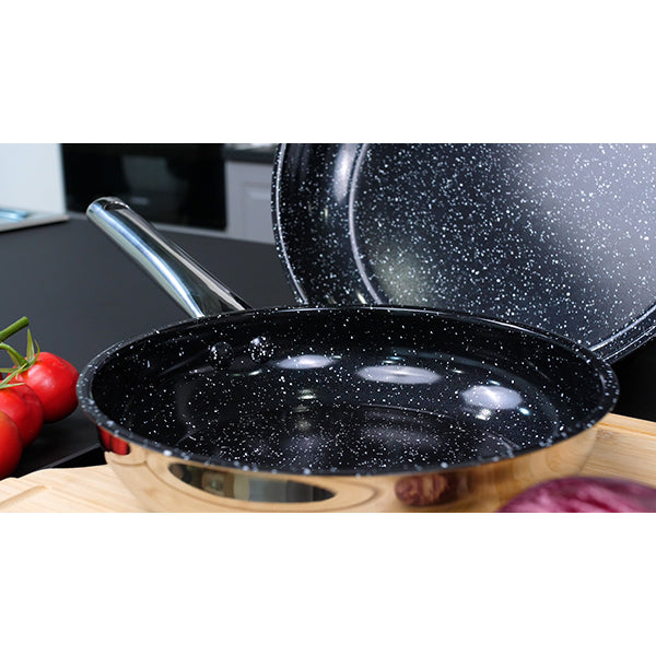 Poêle inox avec revêtement céramique 24 cm Kitchenpro - Mathon - 4