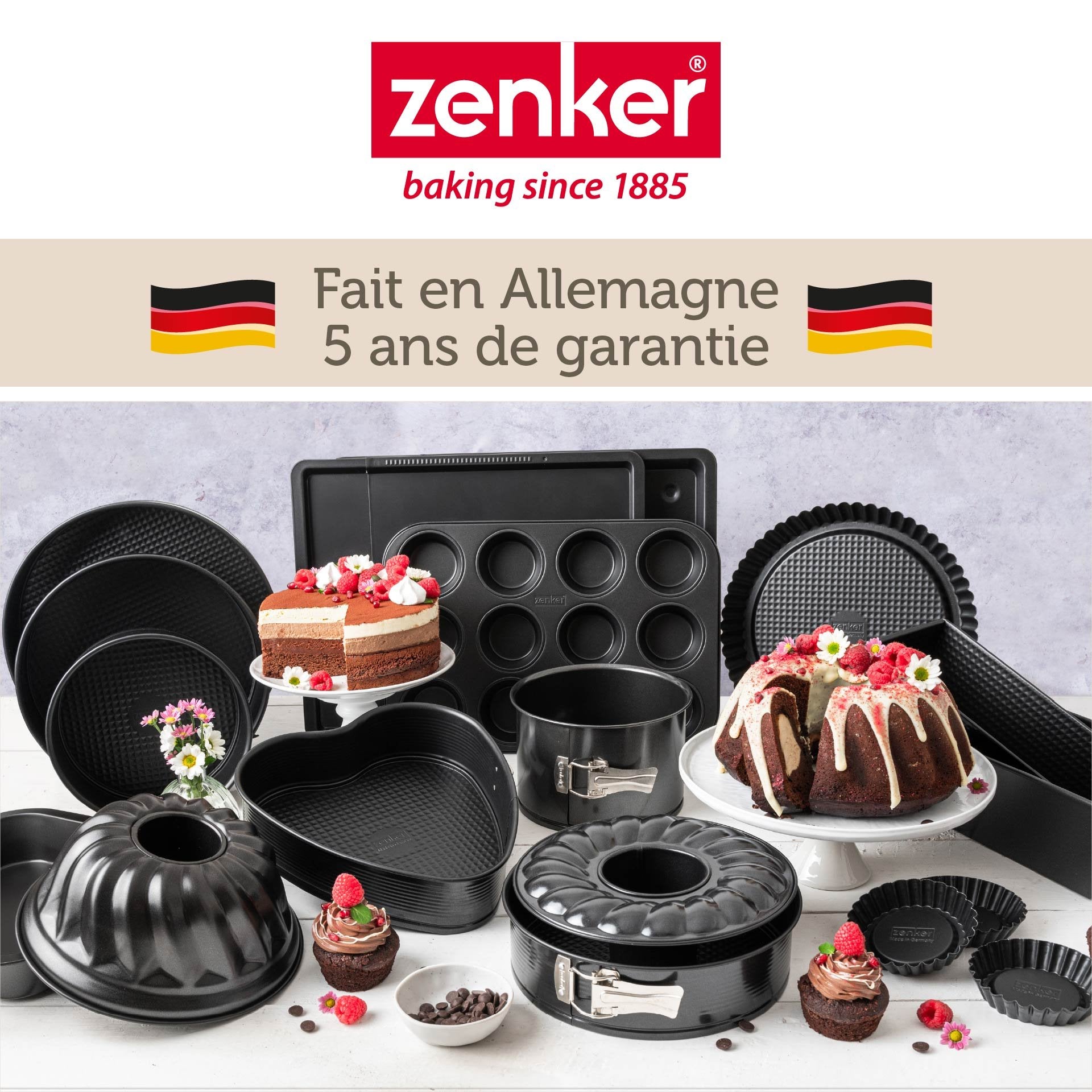 Moule à manqué à charnière 20 cm Zenker PerfectBack+ Zenker - Mathon - 10