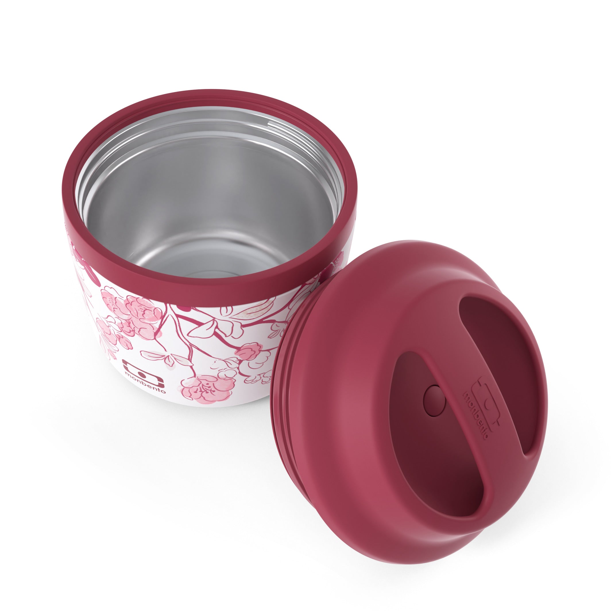 Set lunch box isotherme 550ml Magnolia + sac de transport + couverts Monbento - Mathon - 2