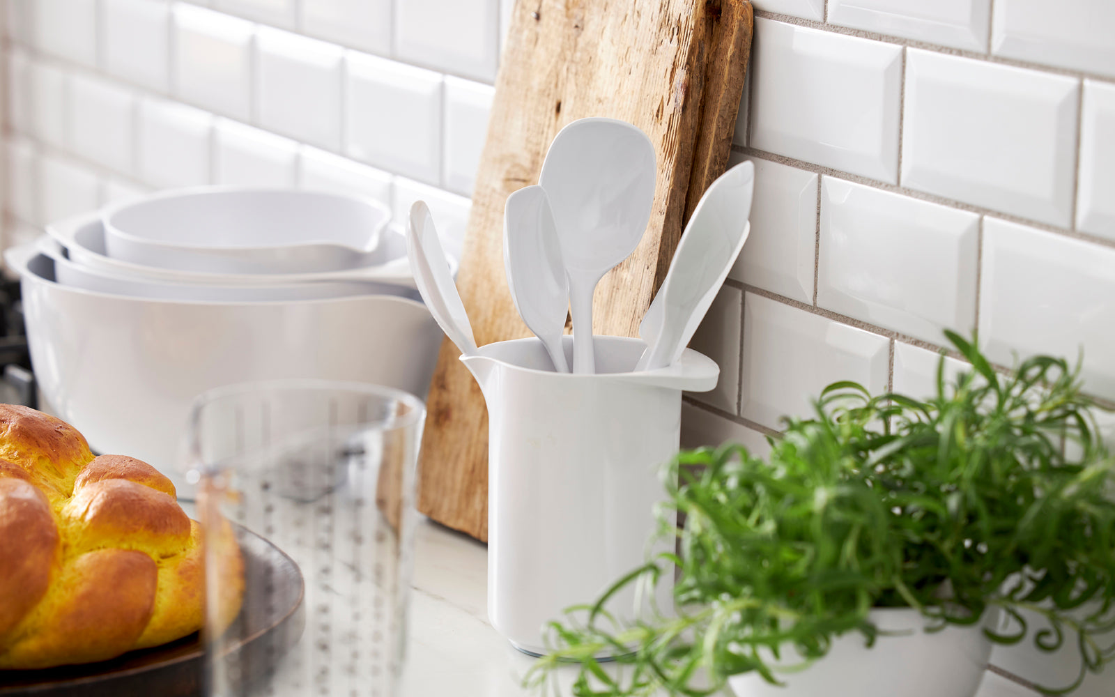 Cuillère large NEW CLASSIC en durostima® Blanc Rosti - Mathon - 6