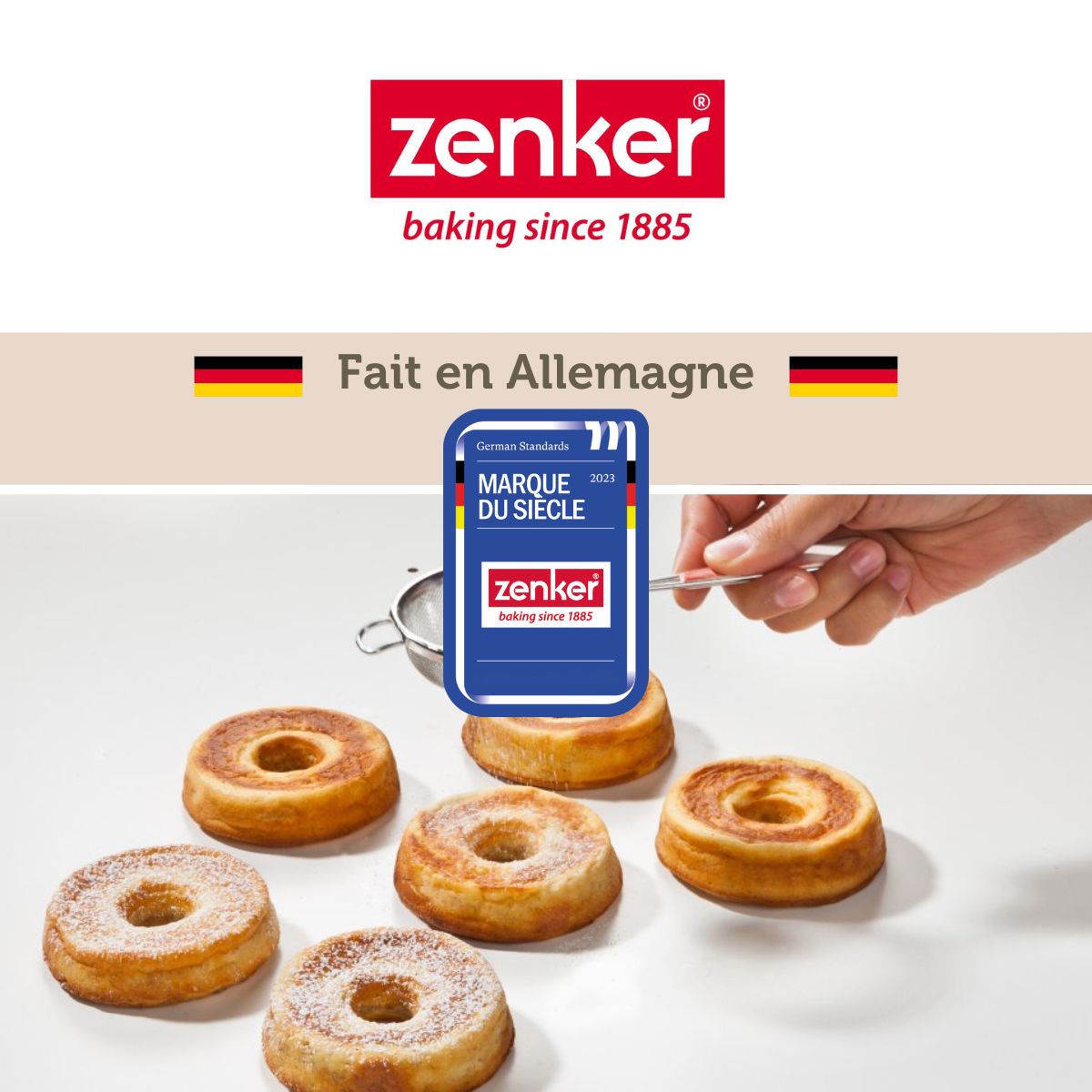 Moule pour 8 beignets au four 33 Zenker Black Metallic Zenker - Mathon - 7