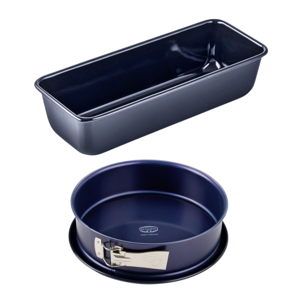 Moule à cakes 30 cm et moule à manqué 26 cm en email Dr. Oetker Back Liebe Dr. Oetker - Mathon - 1