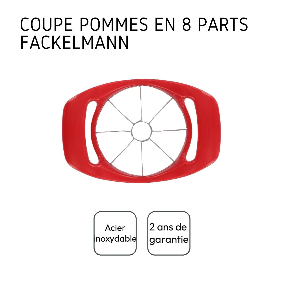 Coupe pomme en 8 morceaux  Colors Edition Fackelmann - Mathon - 4