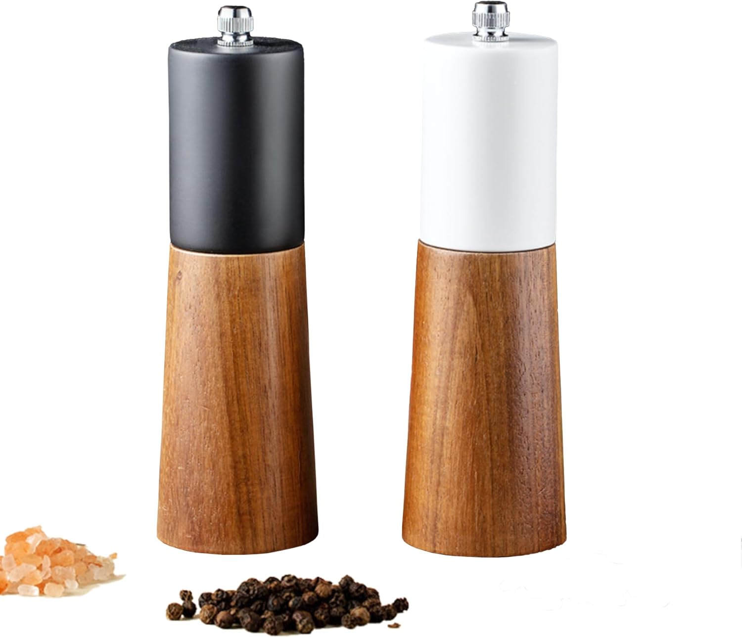 Ensemble de moulins à sel et poivre en bois Vendos85 - Mathon