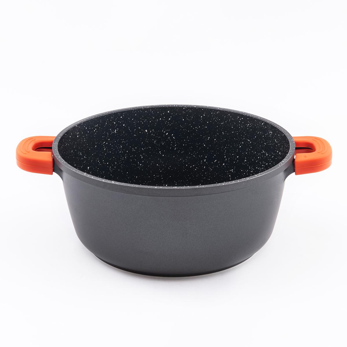 Faitout noir 28cm revêtement céramique - "RobuCook" Laguiole Cuisson - Mathon - 2