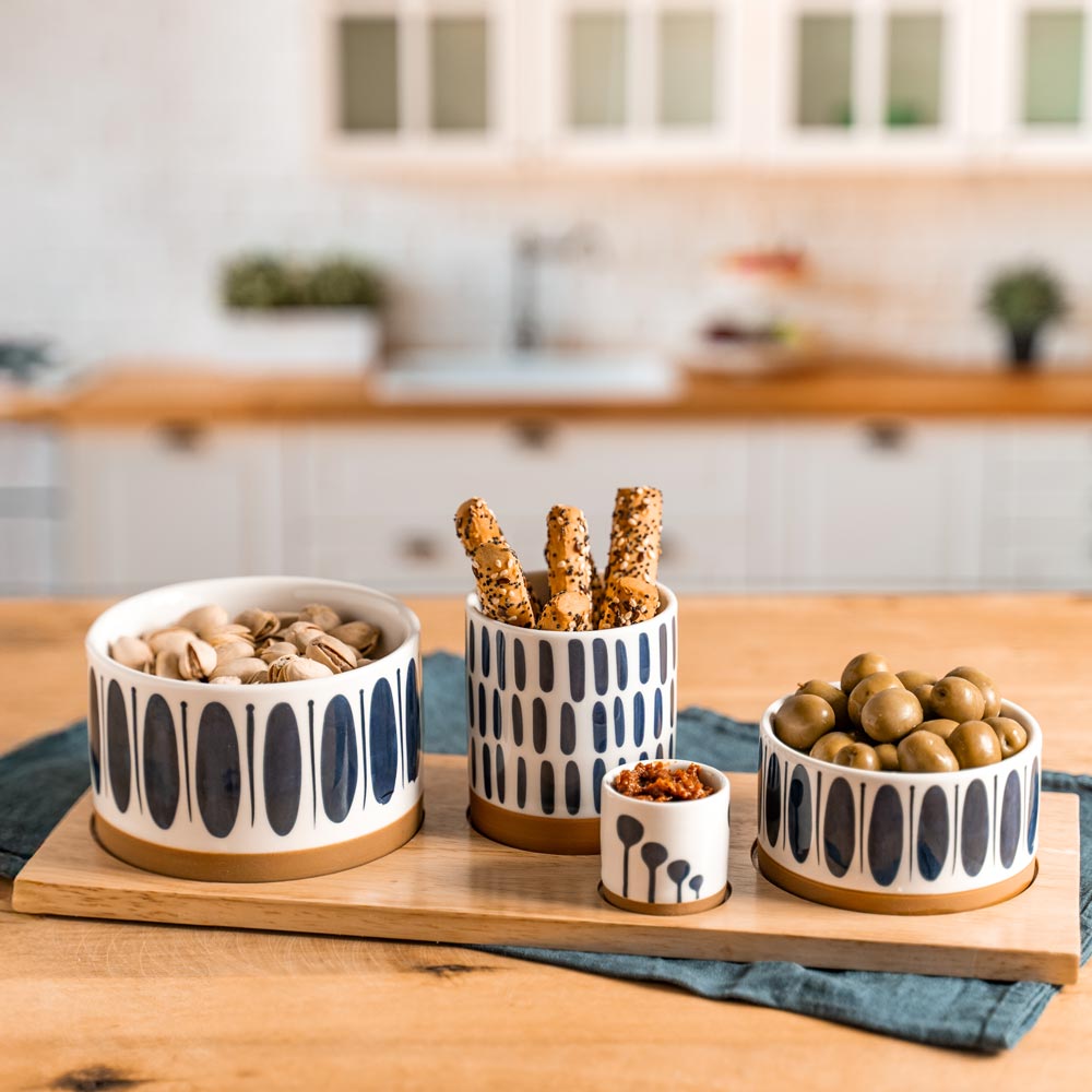 Service apéritif 4 pièces Mikonos Table passion - Mathon - 4