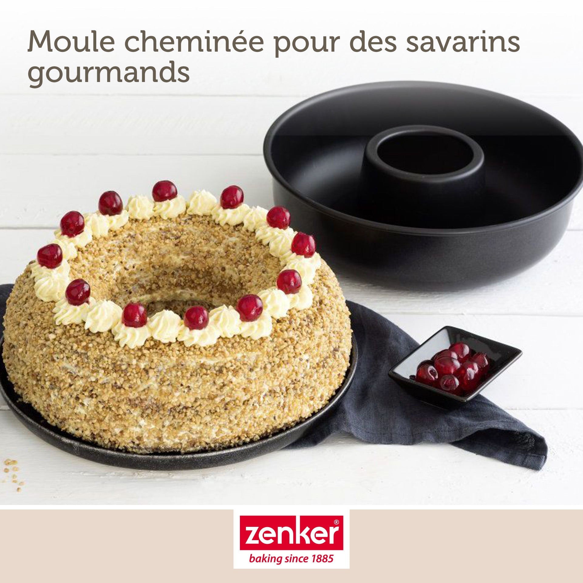 Ensemble de 2 Moules à savarin 28 cm Zenker Black Metallic Zenker - Mathon - 4