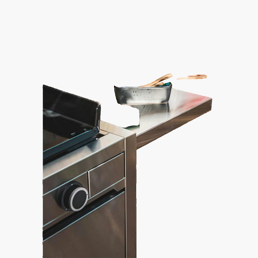 Plancha Gaz   Modern 75 I 6000 W Noir Et Argent Forge Adour - Mathon - 2