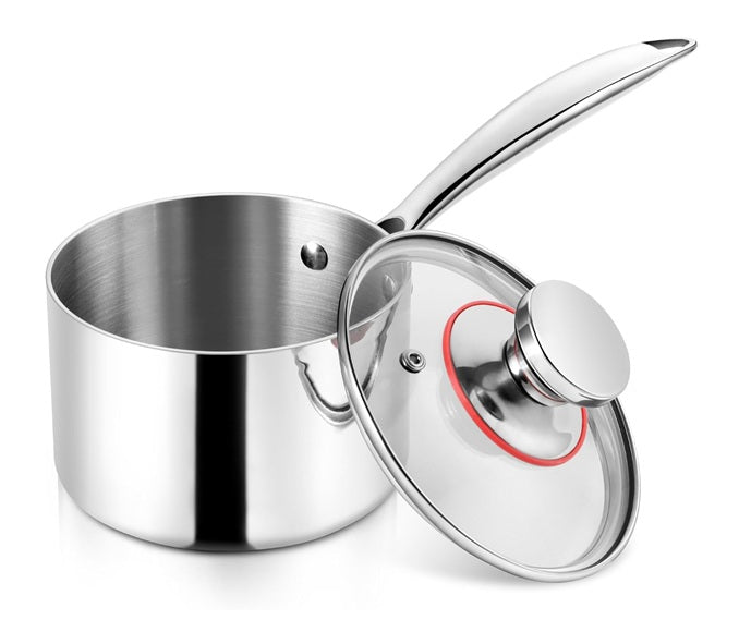 Casserole à manche 16 cm en acier inoxydable Vendos85 - Mathon