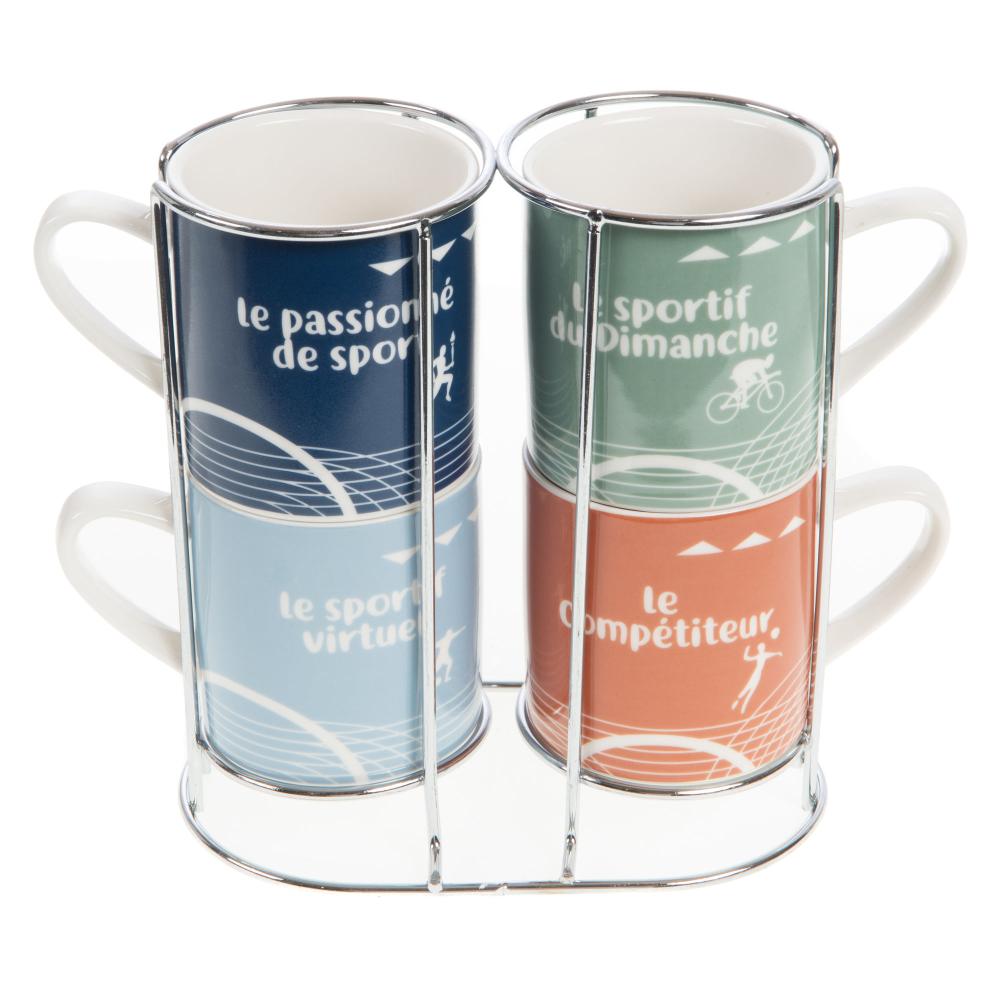 Coffret de 4 tasses Joe Amadeus - Mathon - 2