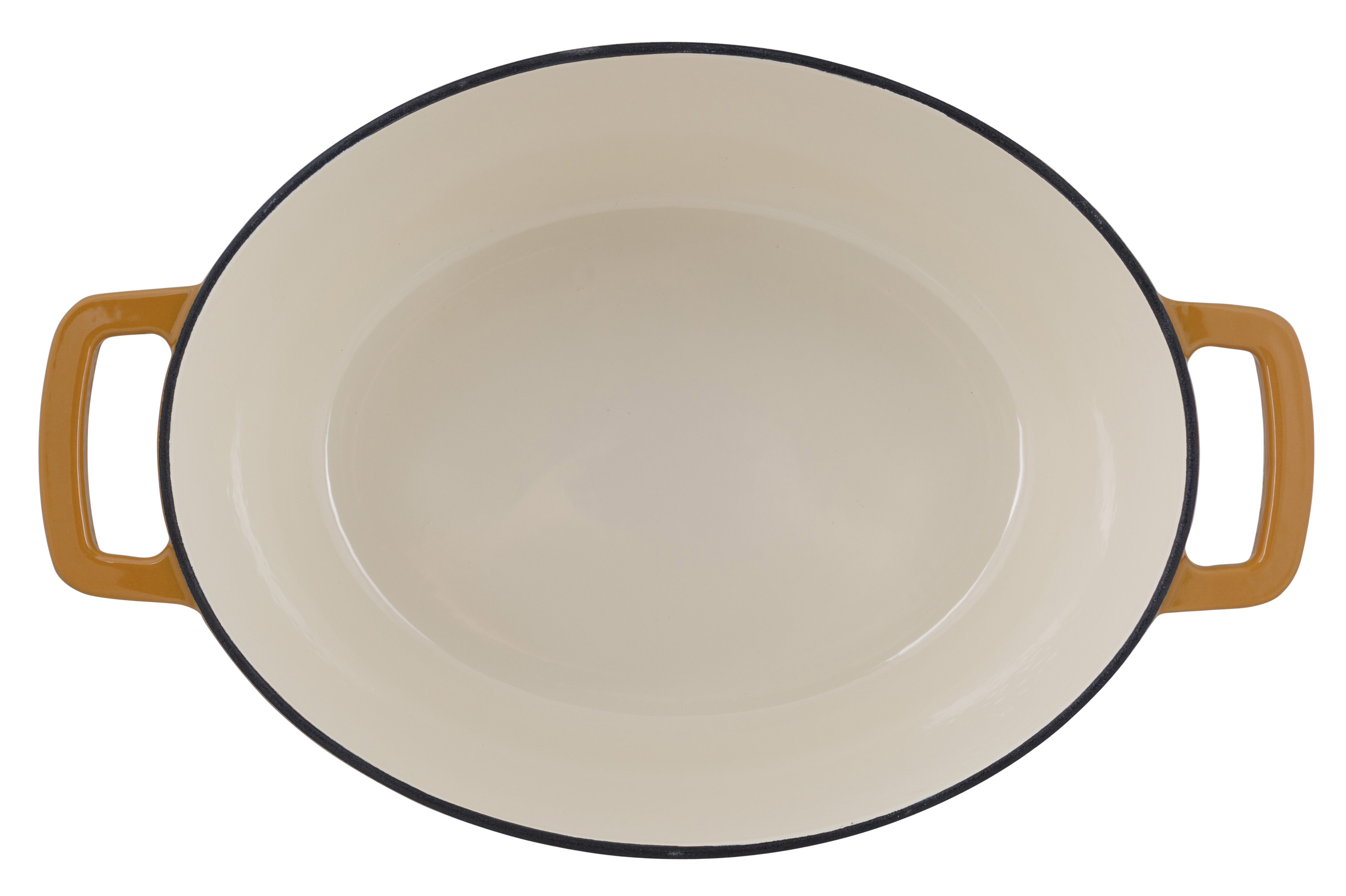 Cocotte ovale en Fonte émaillée, FONTESTIC, Amber Gold, 31x24 cm Cosy & Trendy - Mathon - 2