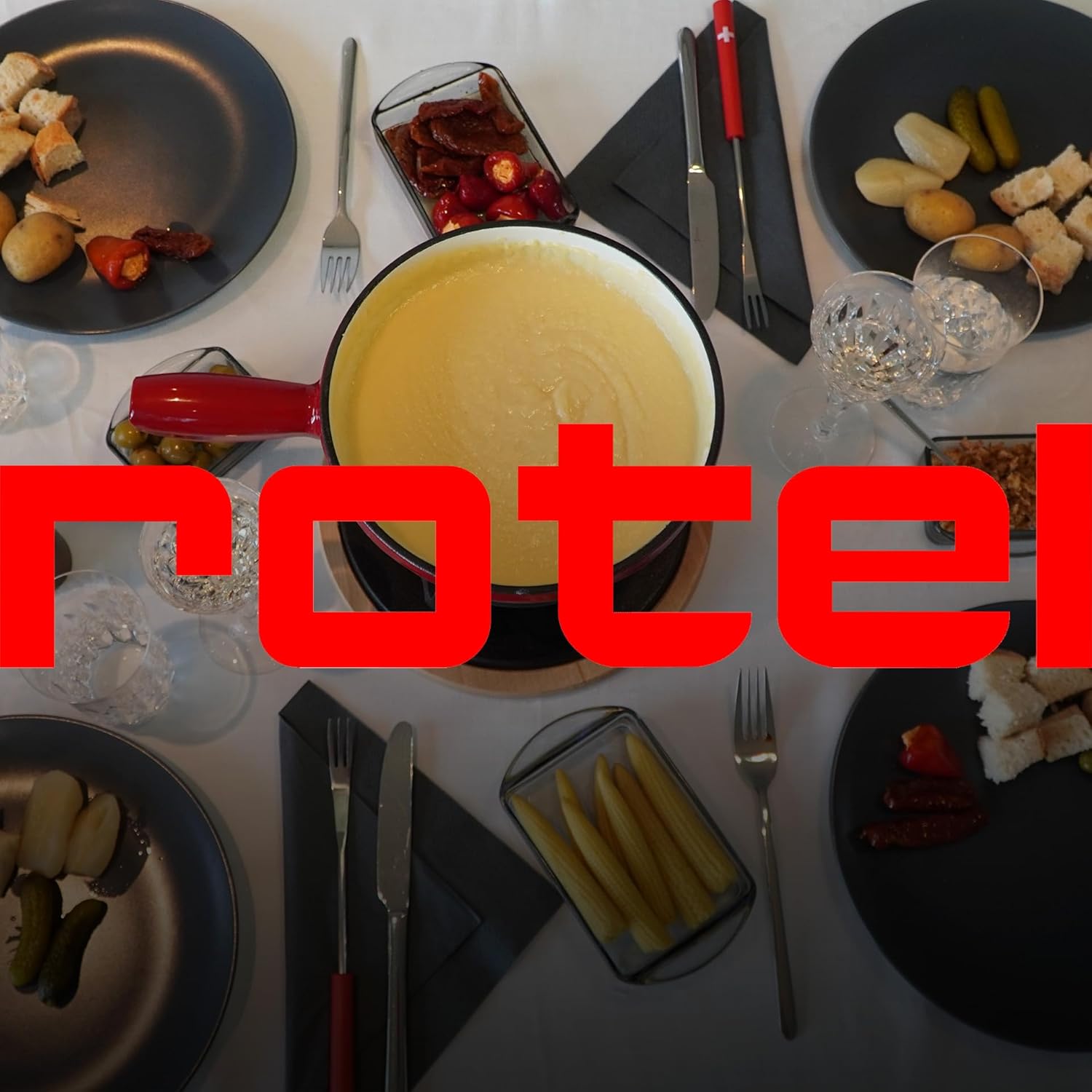 Service à fondue au fromage 6 personnes Rotel Swiss Tradition Rotel - Mathon - 7