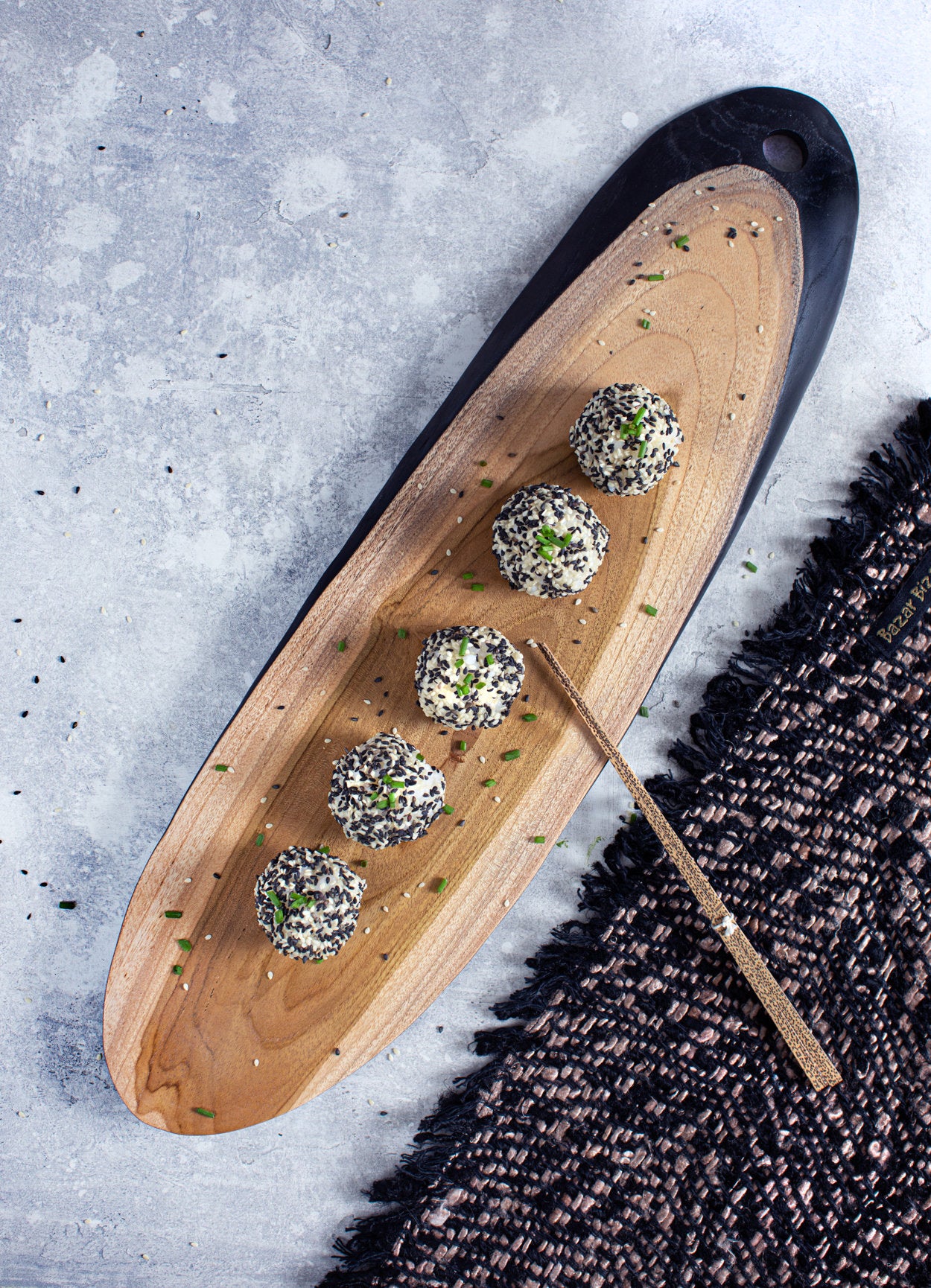 Le Set de Table Oh My Gee - Noir Cuivre Bazar Bizar - Mathon - 6