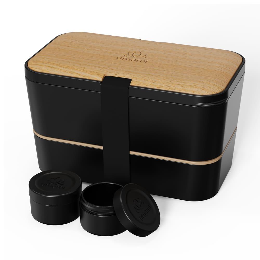 Bento encastrable noir hêtre 1,5L Umami - Mathon - 1