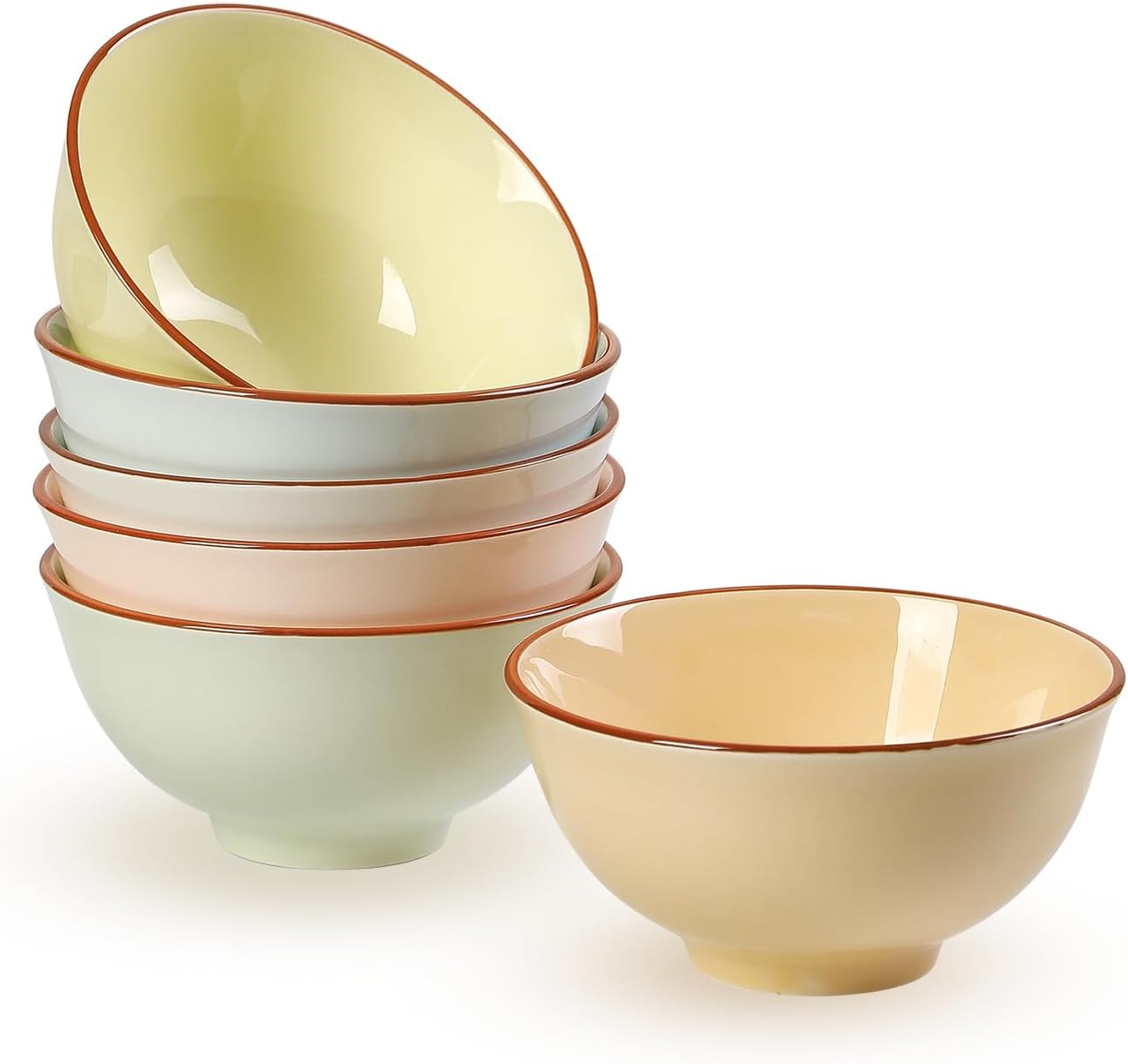 Ensemble de bols en céramique colorés – design chaleureux et chic Vendos85 - Mathon