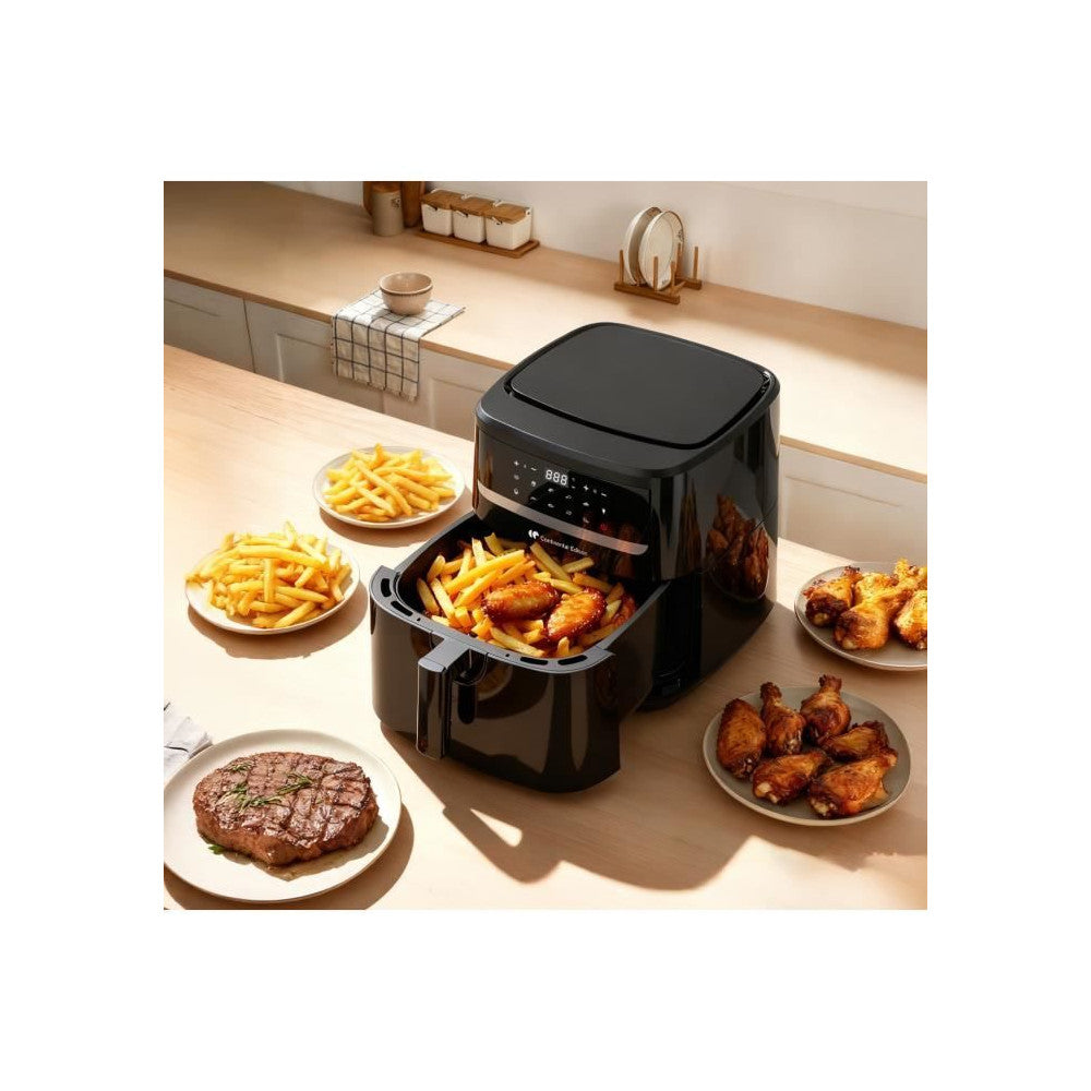 Friteuse A Air Sans Huile - Continental Edison - Cefr240092l - 1800 W - 9,2 L - Noir Continental Edison - Mathon - 4