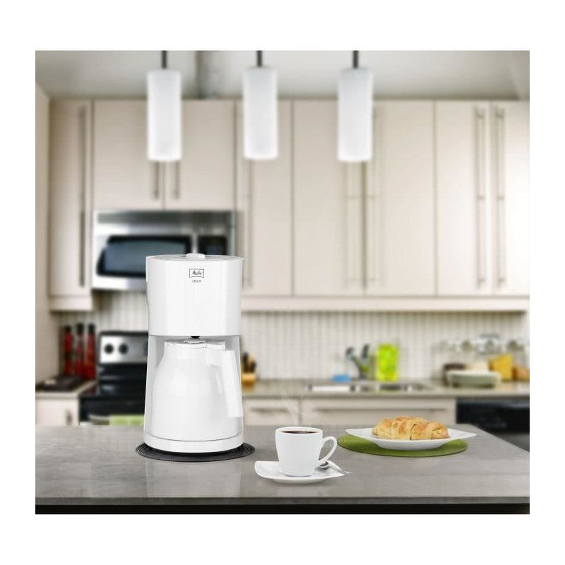 Melitta 1017-05 Cafetiere Filtre Avec Verseuse Isotherme Enjoy Ii Therm - Blanc Melitta - Mathon - 2