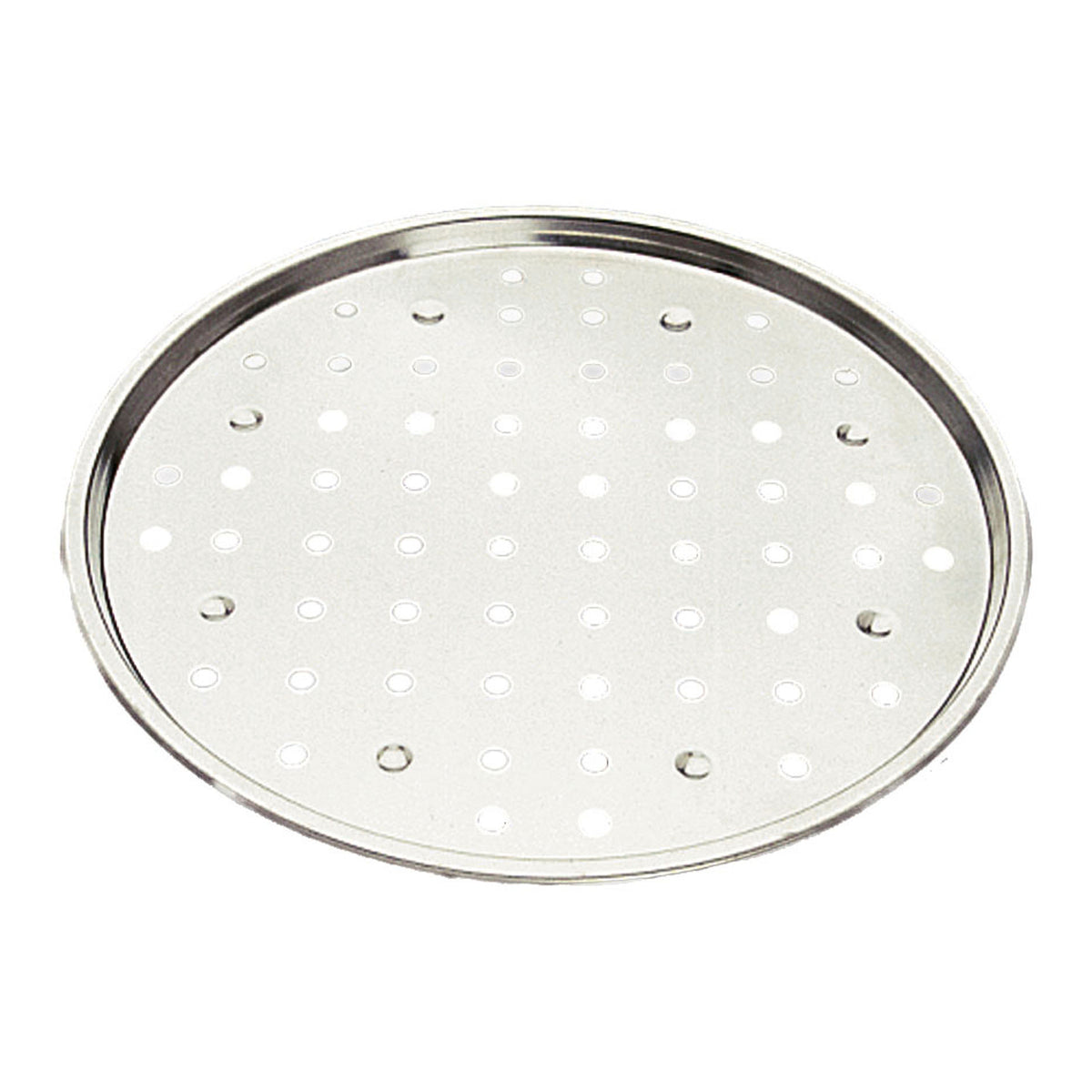 Plaque à pizza perforée avec pieds - fer blanc - Ø300/290 mm Gobel - Mathon