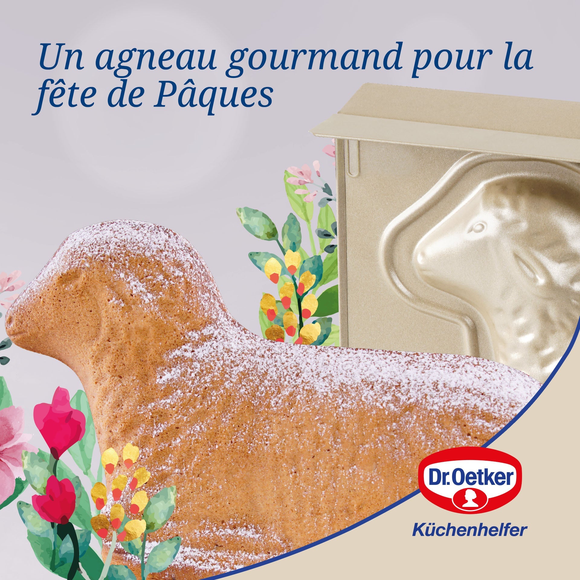 Moule à gâteaux agneau pascal Dr. Oetker Baker Edition Dr. Oetker - Mathon - 5