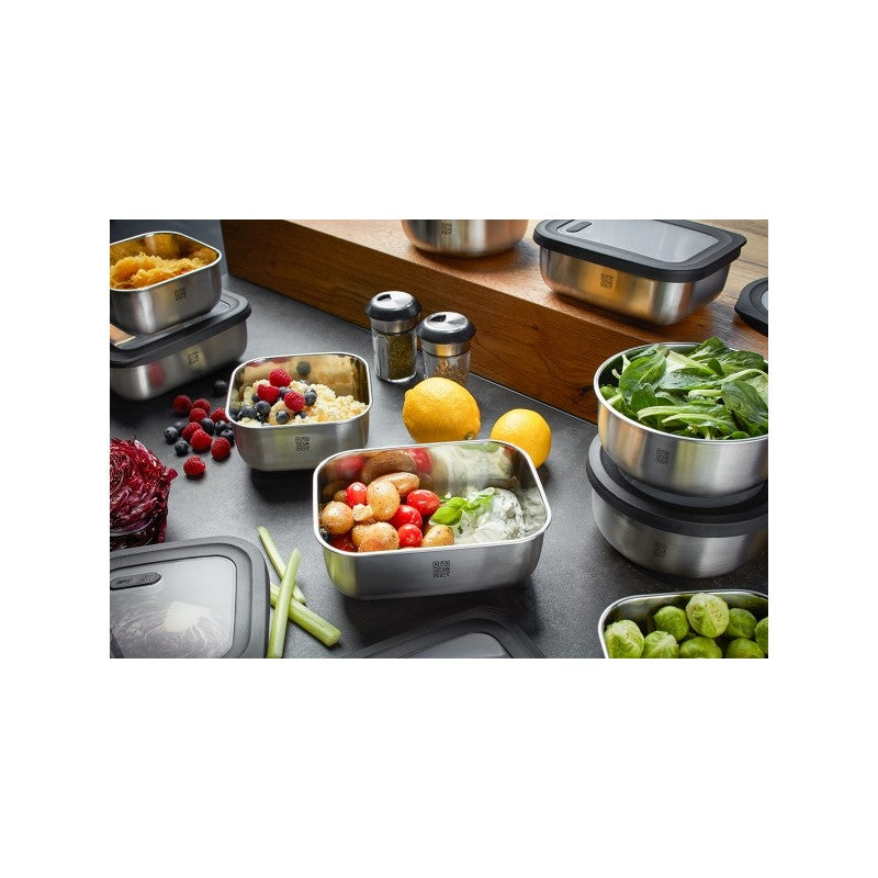 Boîte conservation Provido diam 20 cm 2l  en acier inoxydable Gefu - Mathon - 2