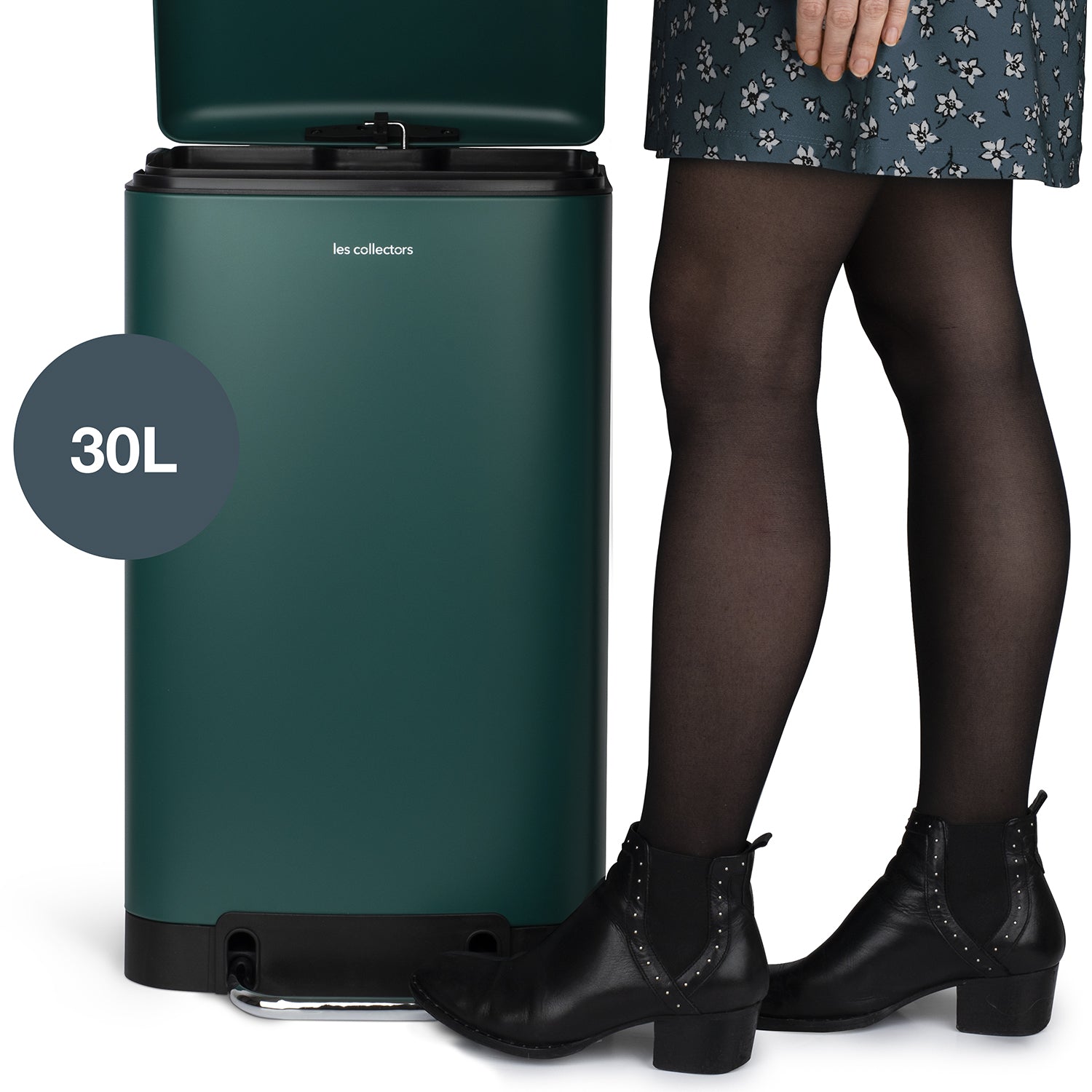 Poubelle à pédale 30L, duck green edition - N°701 Les Collectors - Mathon - 5