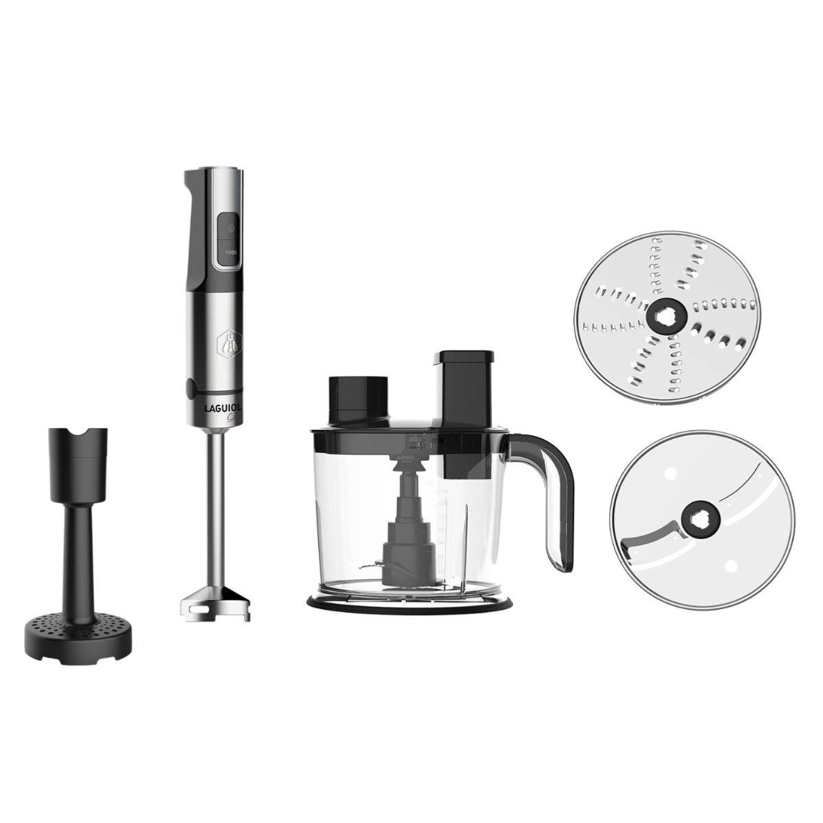 Mixeur plongeant 1200W - 10 pièces - 15 vitesses Laguiole Cuisson - Mathon - 1