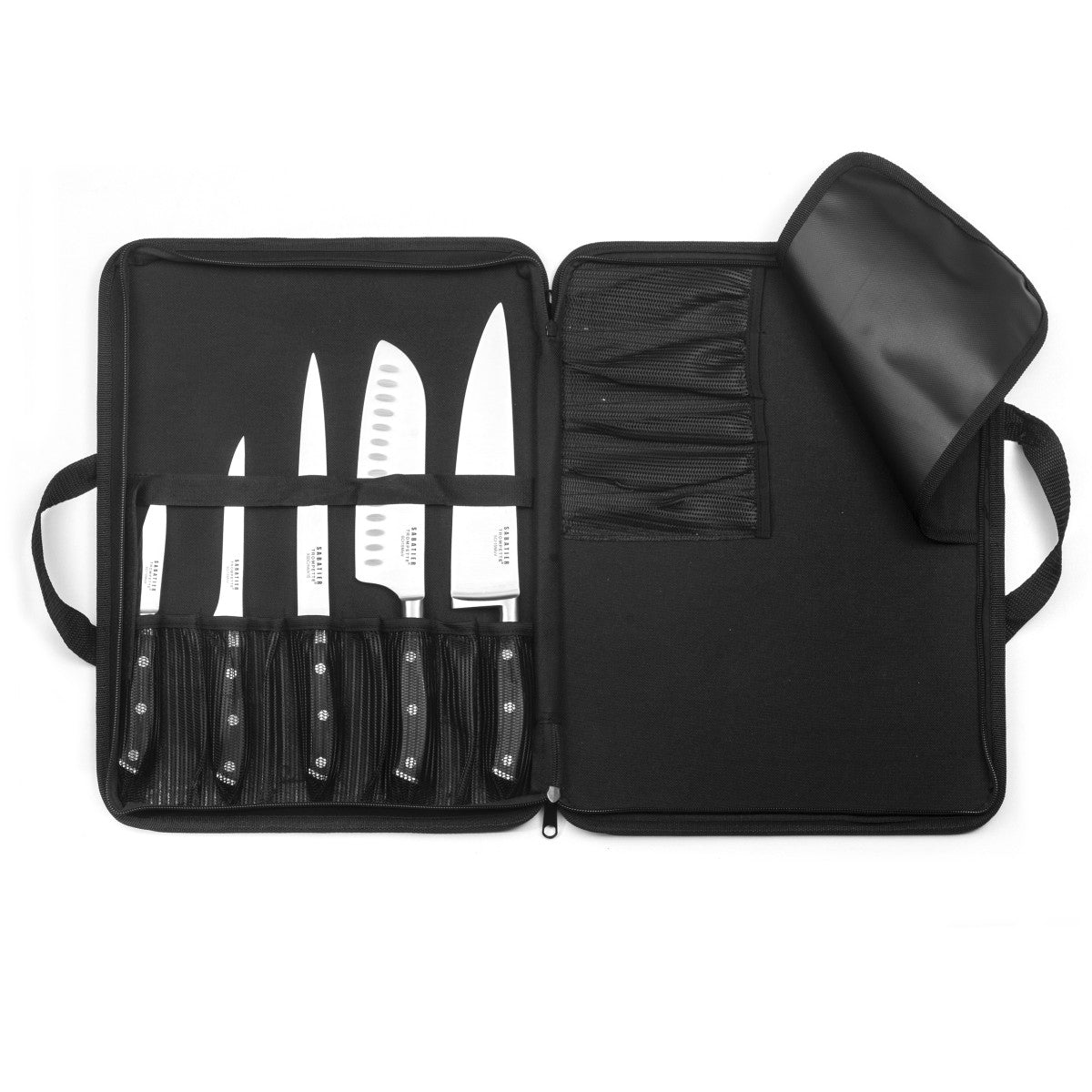 Vulcano - Trousse 5 couteaux de cuisine Sabatier Trompette - Mathon - 1