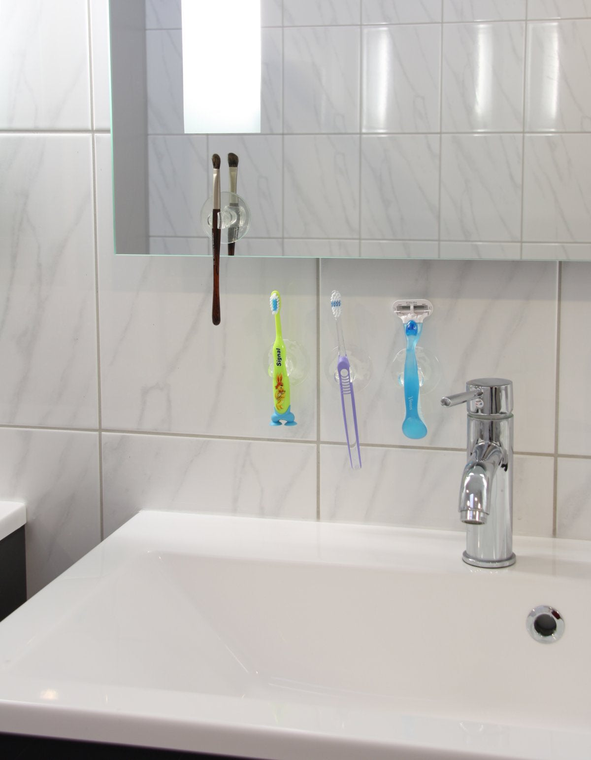 Porte-brosse à dents avec ventouse  Tecno Fackelmann - Mathon - 3